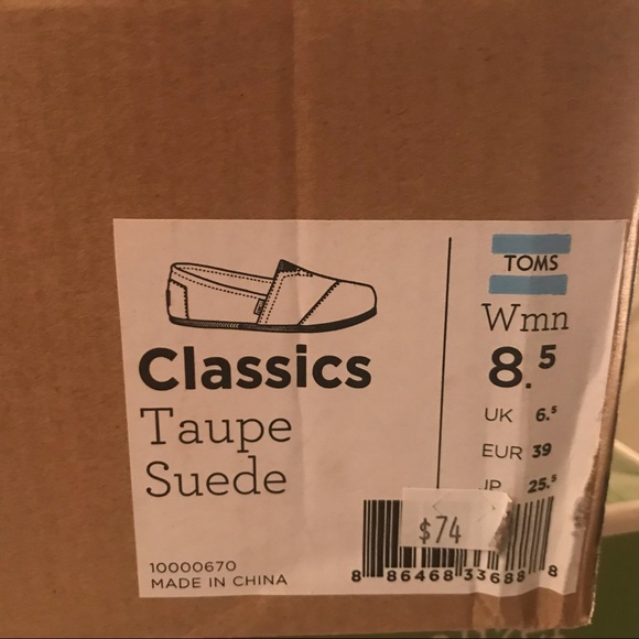 Tom’s Suede Slip One shoes - Picture 4 of 4